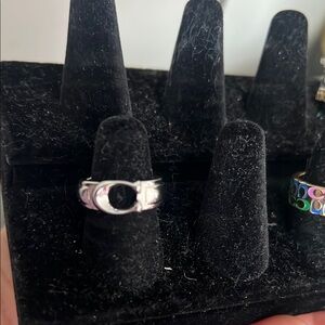 Coach Silver Ring